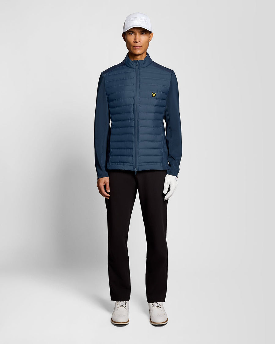 Hombre con chaqueta acolchada Hybrid en color Ryder Blue
