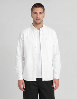 Tonal Button Down Oxford Shirt