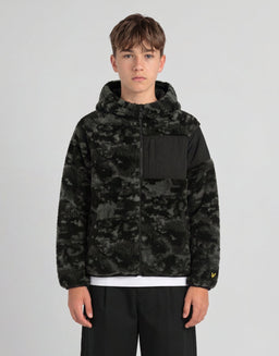 Reversible Print Fleece Jacket