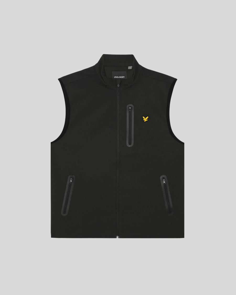 Uomo con gilet Sports Performance in nero jet