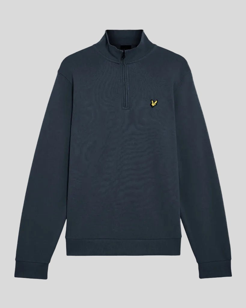 Sweat-shirt en coton à col zippé 1/4 « Everyday » pour garçon, couleur Carbon