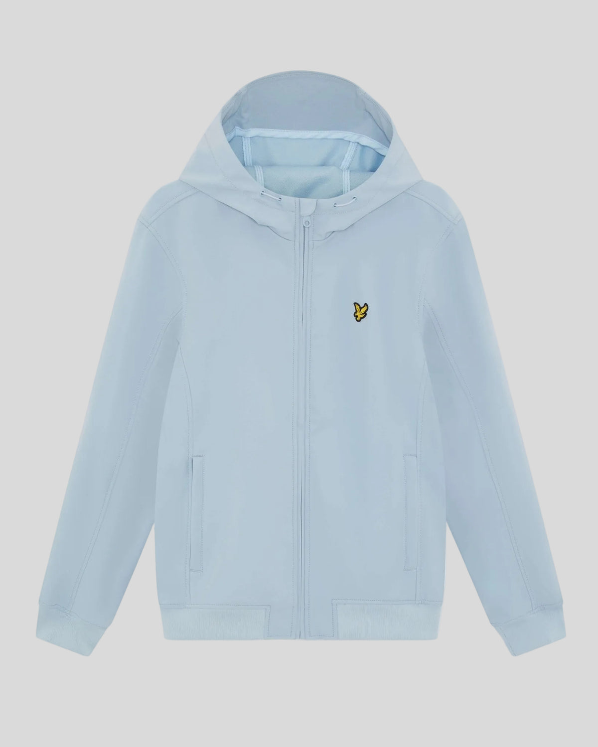 Homme portant une veste softshell doublée de maille, couleur bleu opale