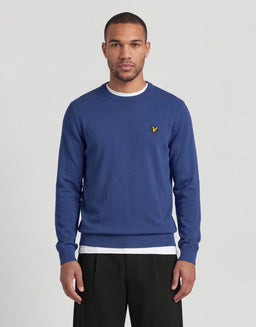 Cotton Merino Crew Neck Jumper