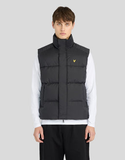 Funnel Neck Puffer Gilet