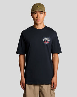 T-shirt avec motif sur la poitrine