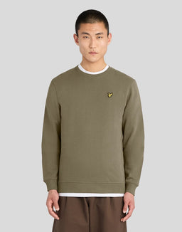 Alltags-Sweatshirt aus Baumwolle mit Rundhalsausschnitt