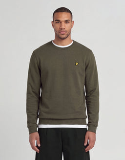 Cotton Crew Neck Sweatshirt