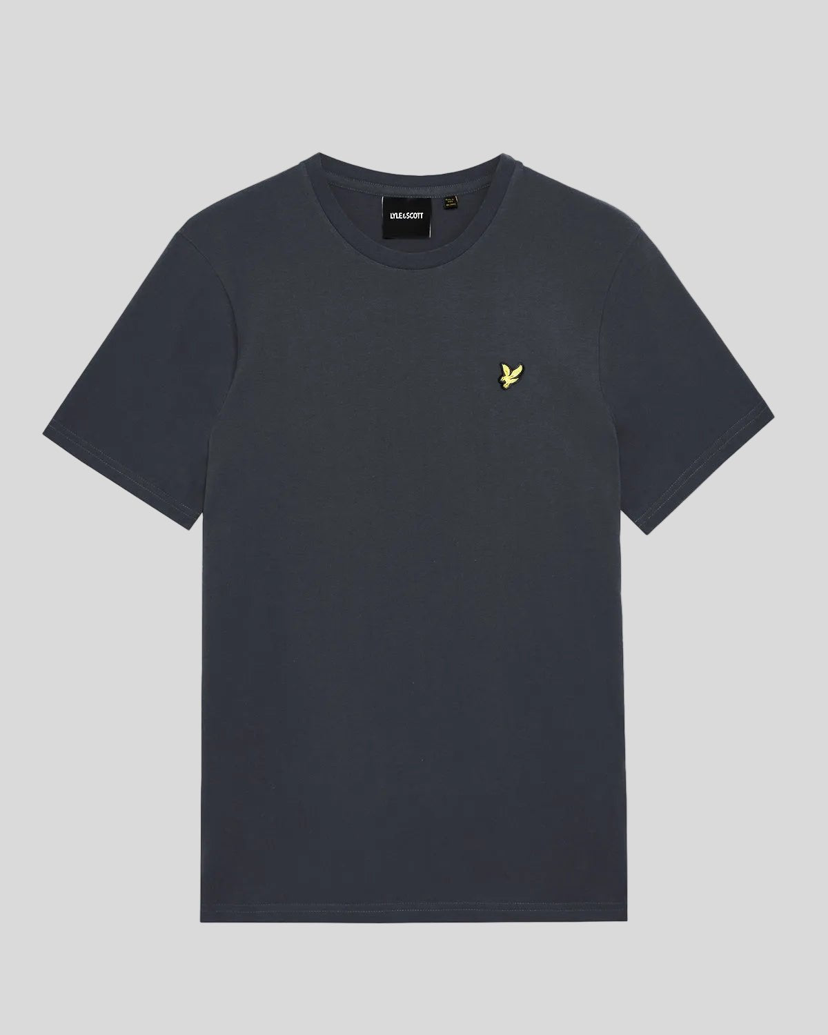 Man wears Everyday Lightweight 3-Pack T-Shirt in Charcoal/Sage Uniform/Cool Indigo