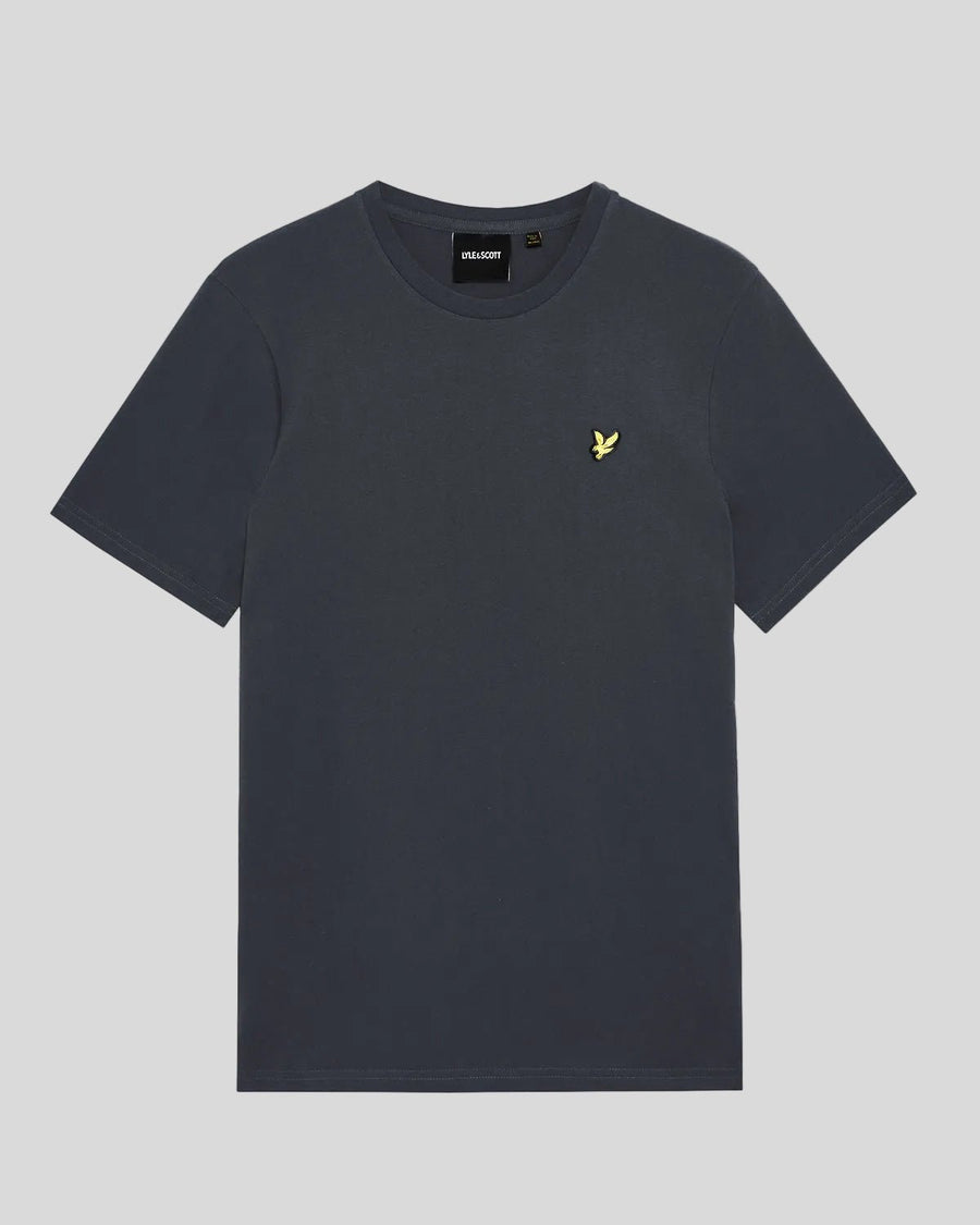 Man wears Everyday Lightweight 3-Pack T-Shirt in Charcoal/Sage Uniform/Cool Indigo