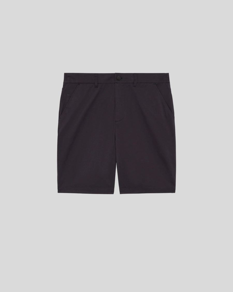 Short chino stretch Course, couleur noir jais