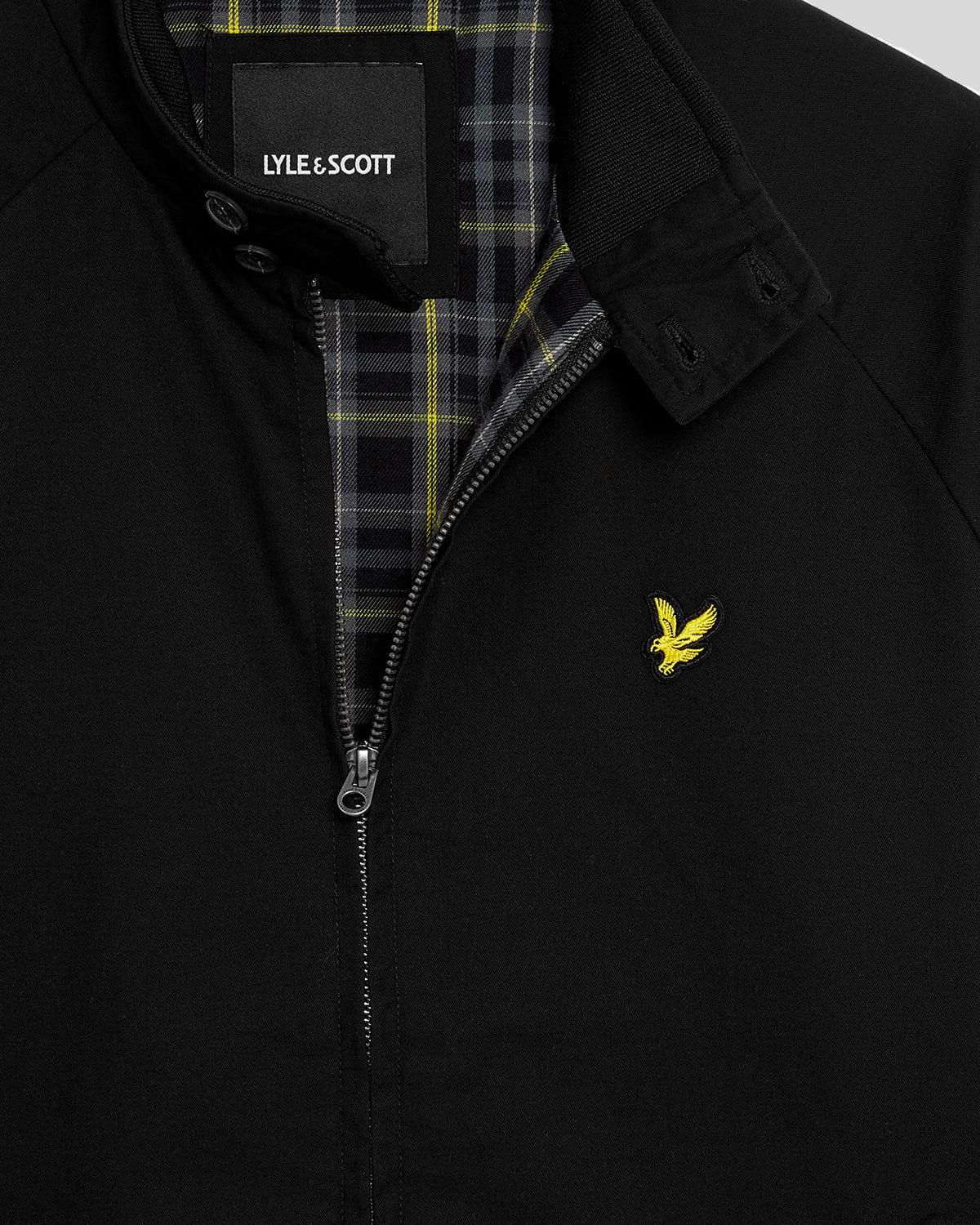 Veste Harrington en coton, noir jais