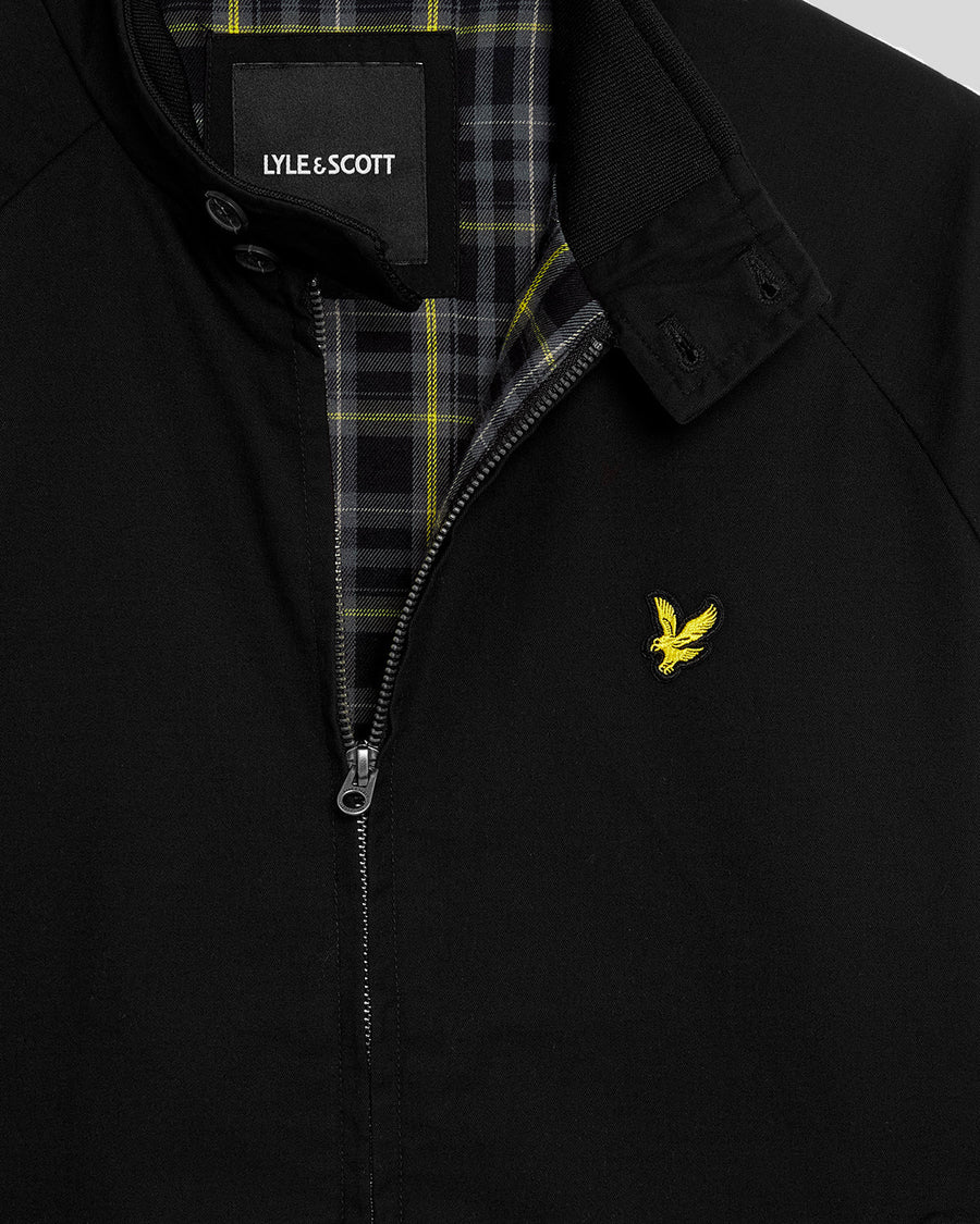 Veste Harrington en coton, noir jais