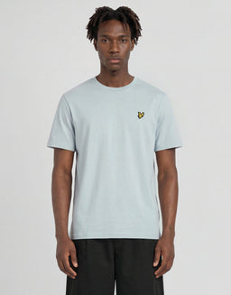 Camiseta de algodón con cuello redondo