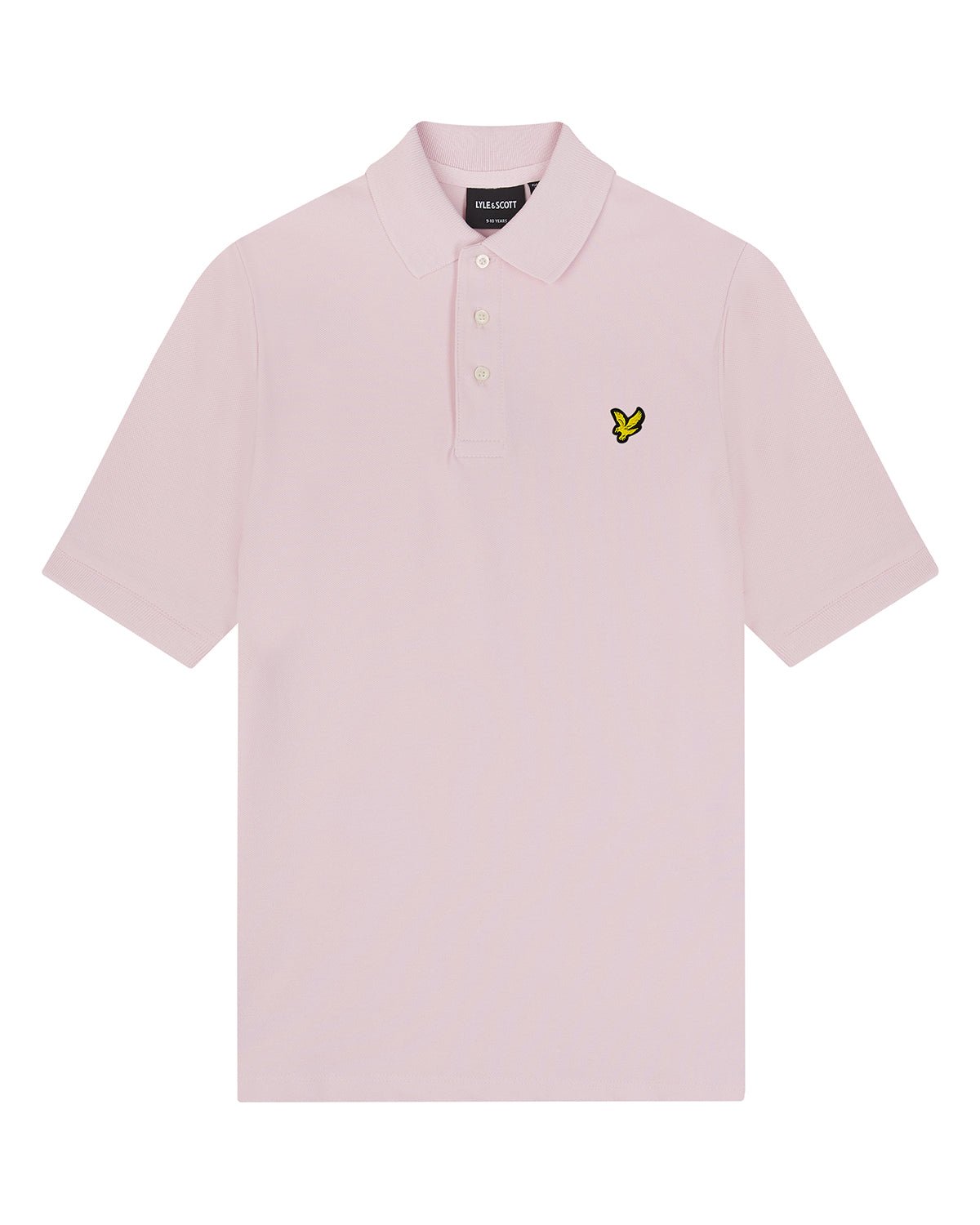 Uomo con polo in cotone rosa chiaro
