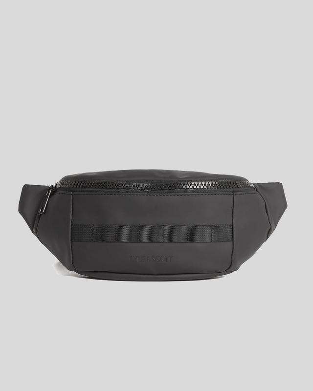 Sac à bandoulière résistant à l'eau, noir de jais