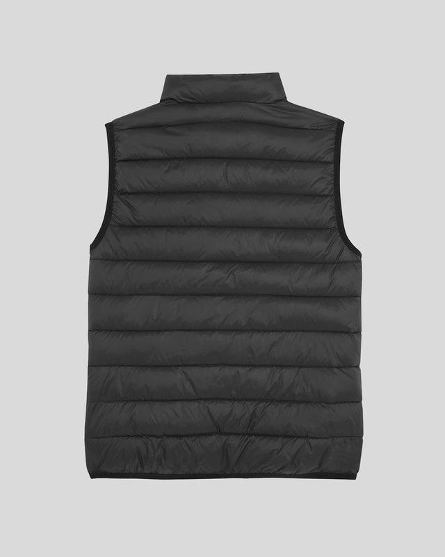 Gilet matelassé léger pour garçon, couleur noir jais
