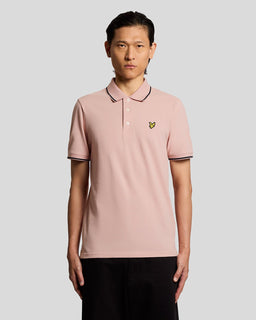 Polo à bordures contrastées
