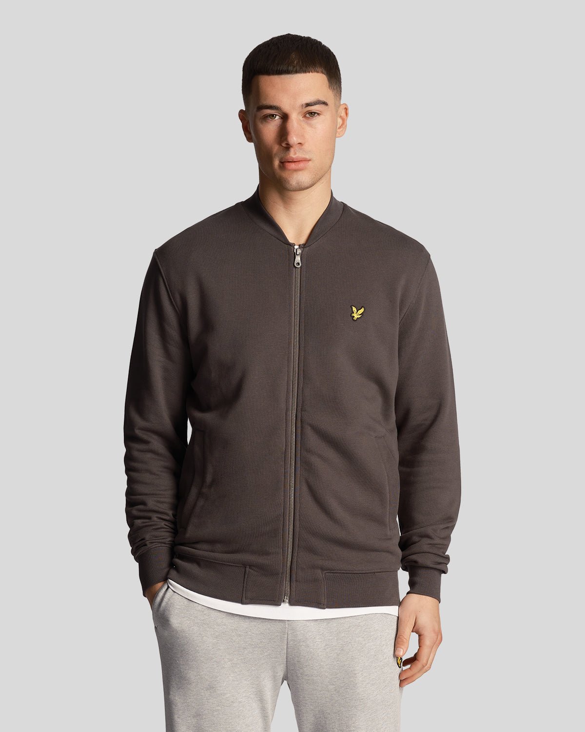 Lyle & scott brushed cotton bomber jacket 2025