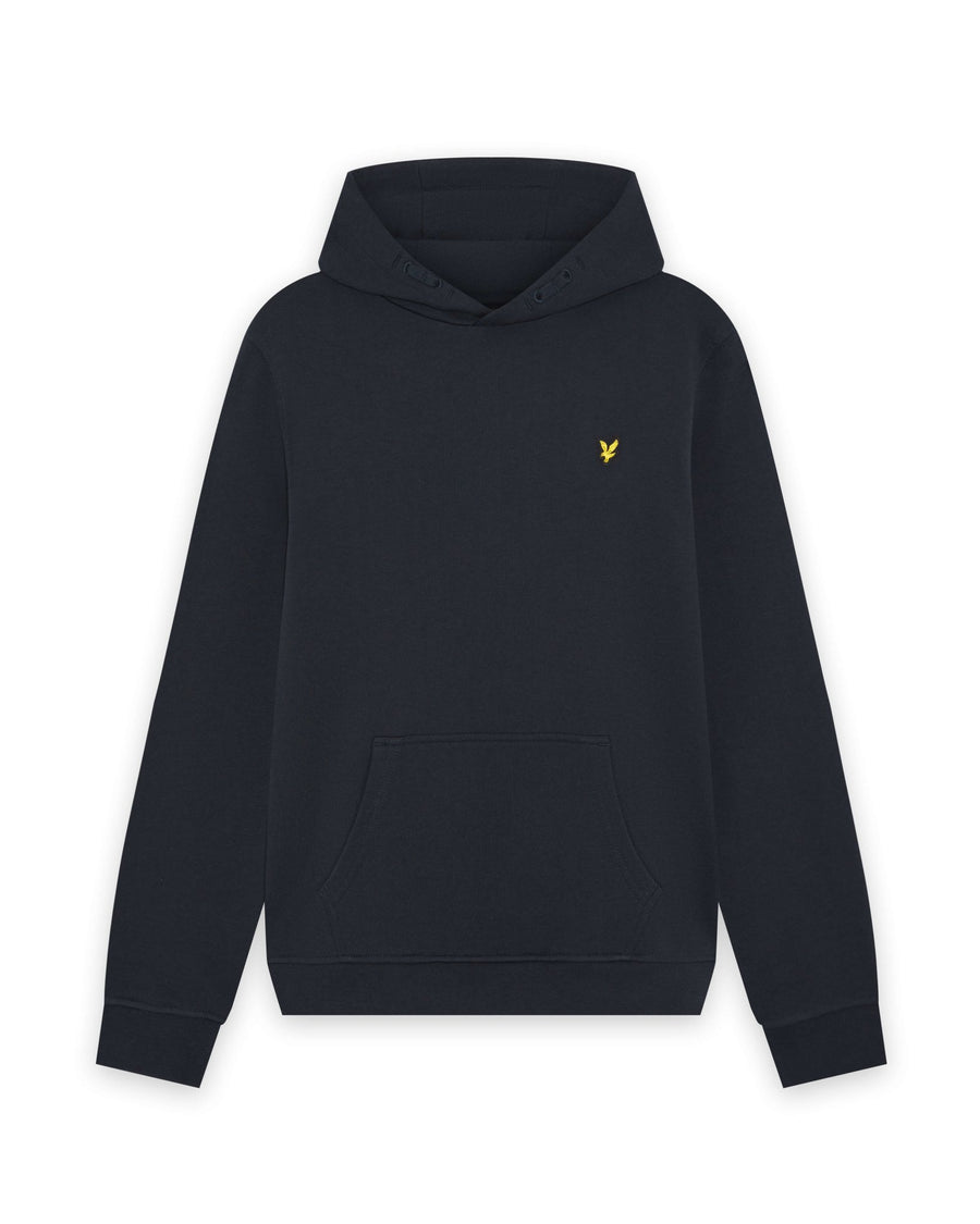 Homme portant un sweat à capuche en polaire Sports Brushback bleu marine foncé