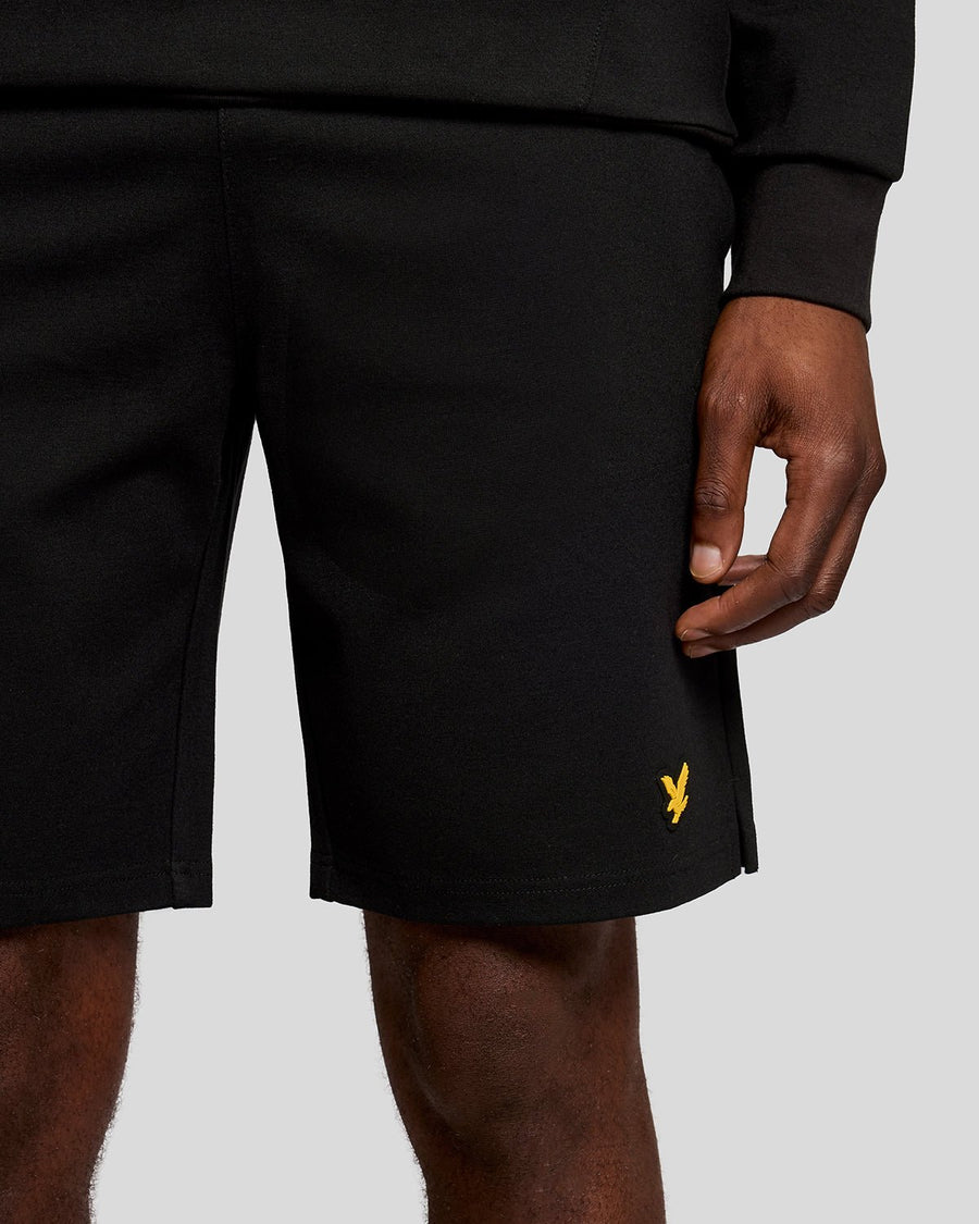 Short de sport léger pour homme, couleur noir de jais