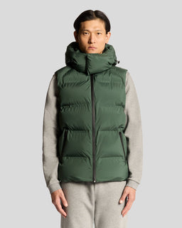 Gilet matelassé à capuche épais