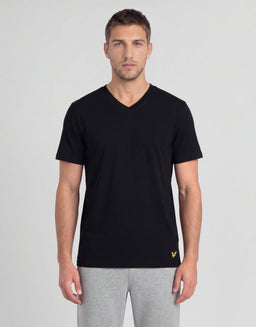 3er-Pack Lounge-T-Shirts mit V-Ausschnitt
