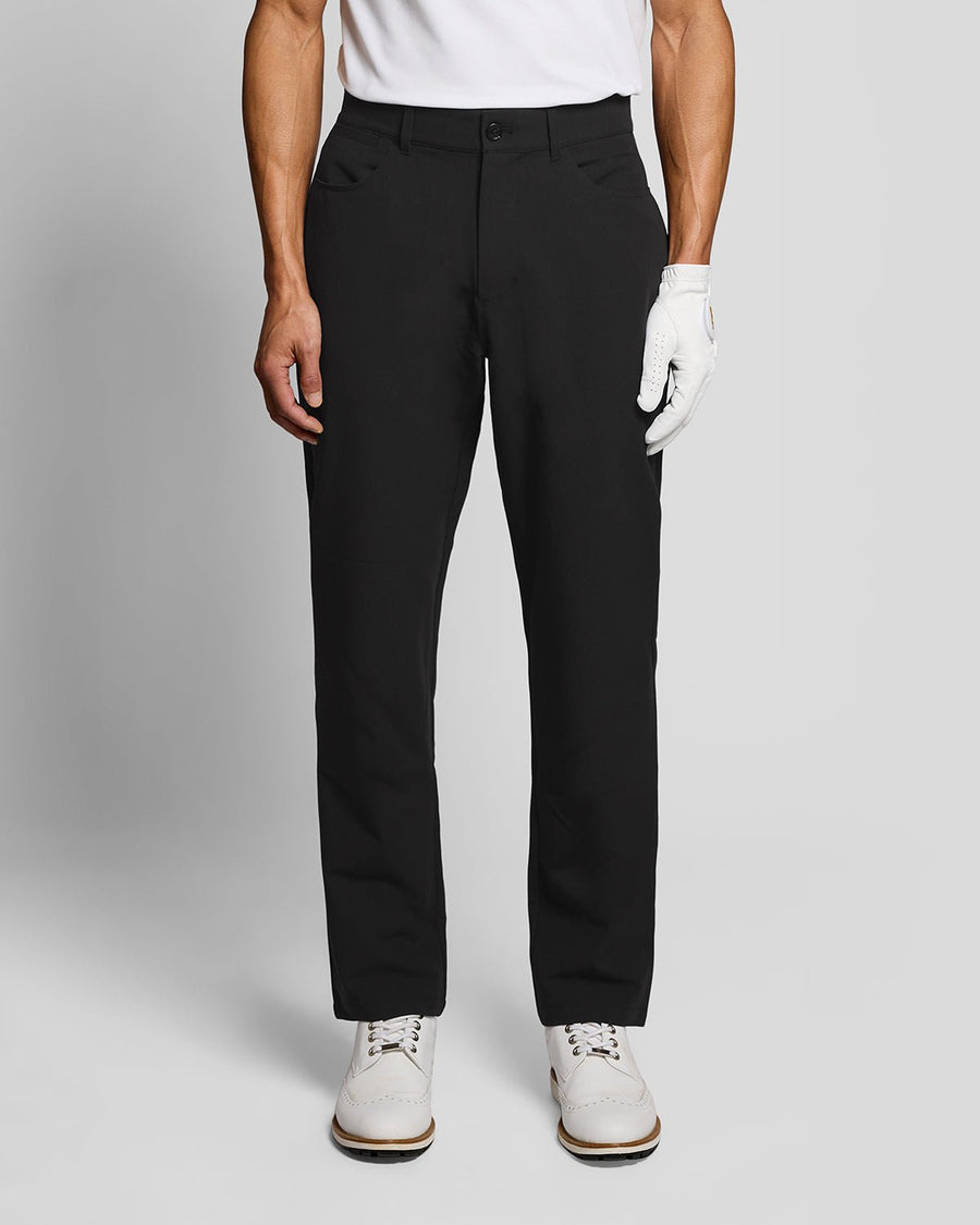 Pantalon 5 poches pour homme, couleur noir de jais