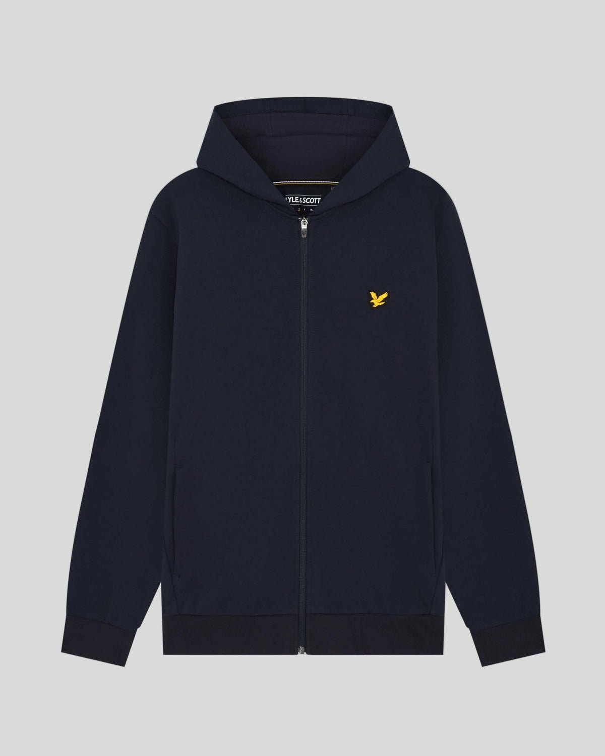 Sweat à capuche léger de sport à fermeture éclair intégrale pour homme, bleu marine foncé