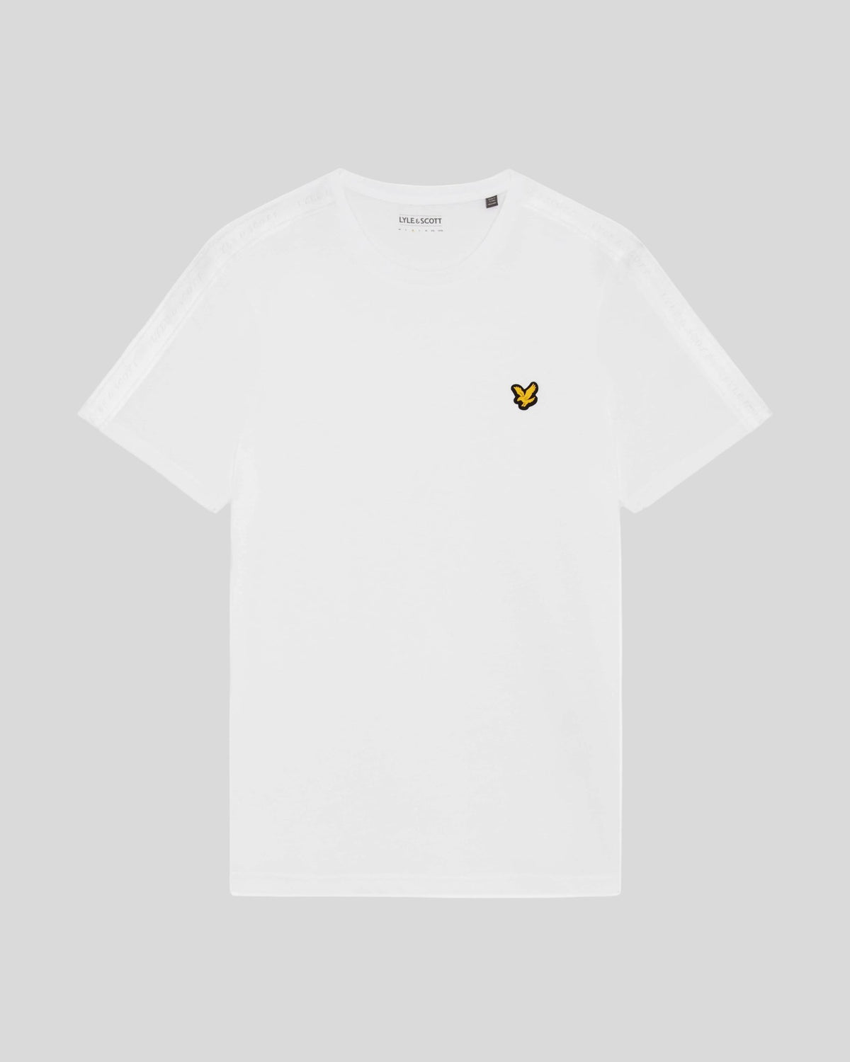 T-shirt pour homme en jacquard sportif, couleur blanche