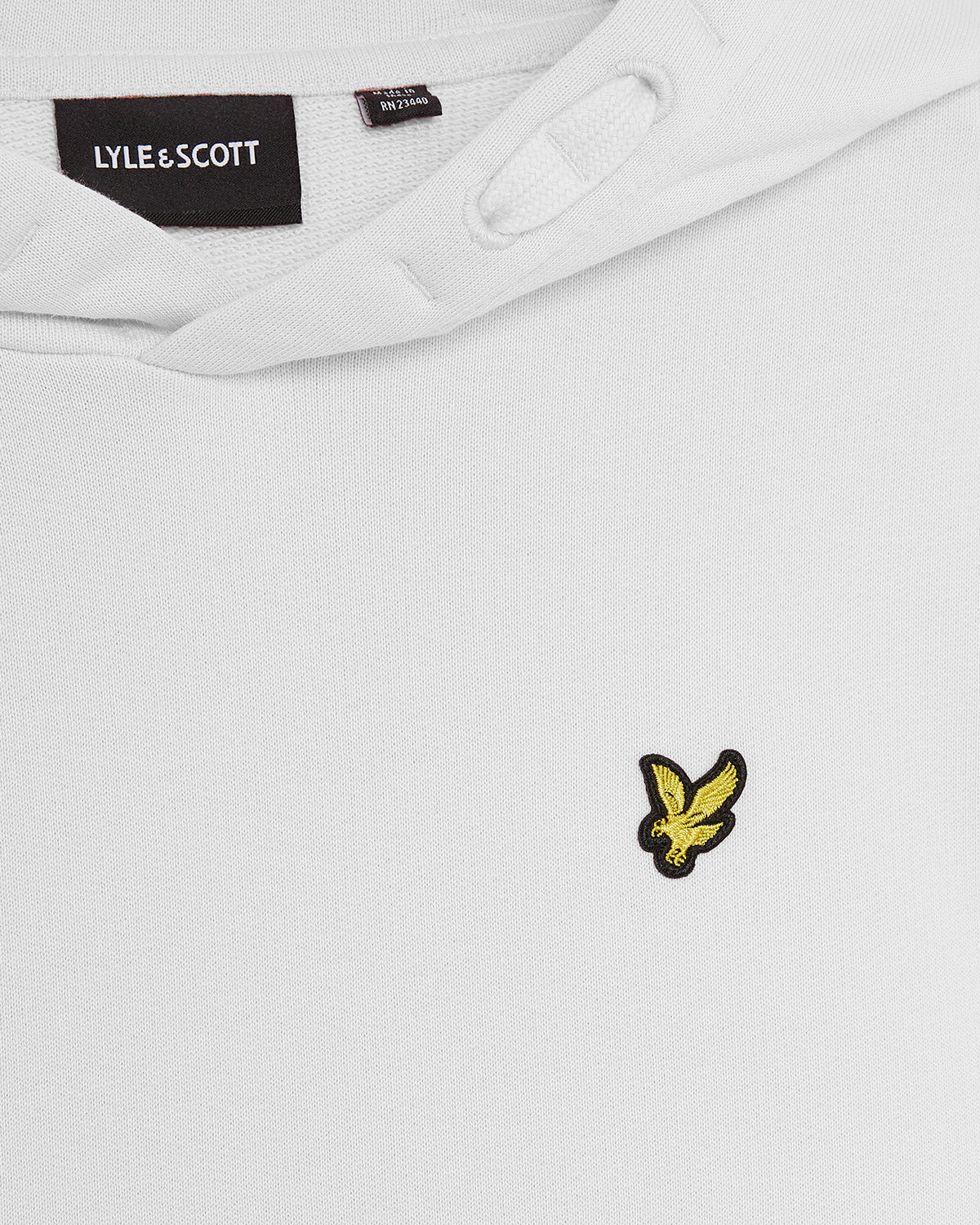 Garçon portant un sweat à capuche en coton Loopback blanc