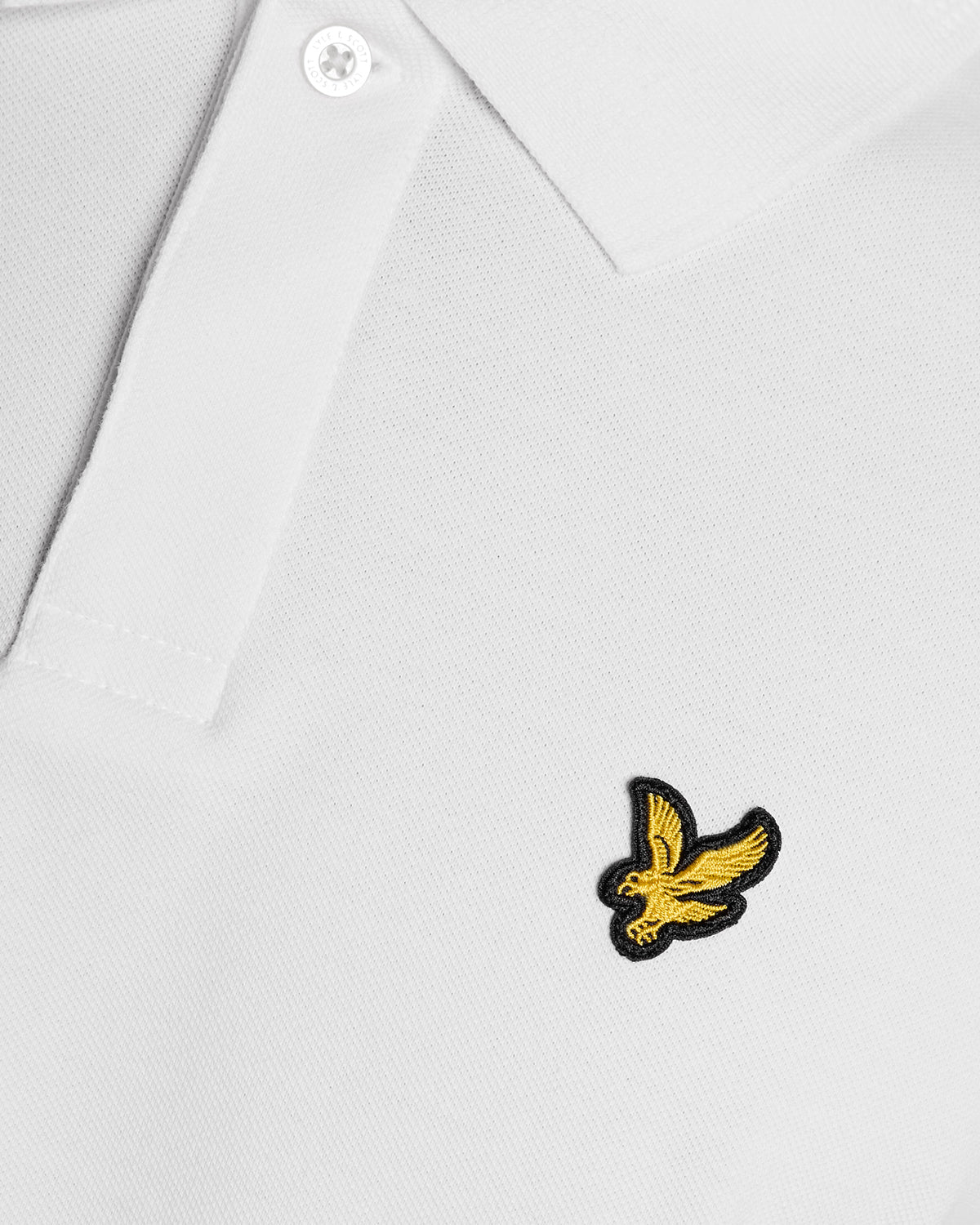 Uomo con polo a righe in jacquard, colore bianco