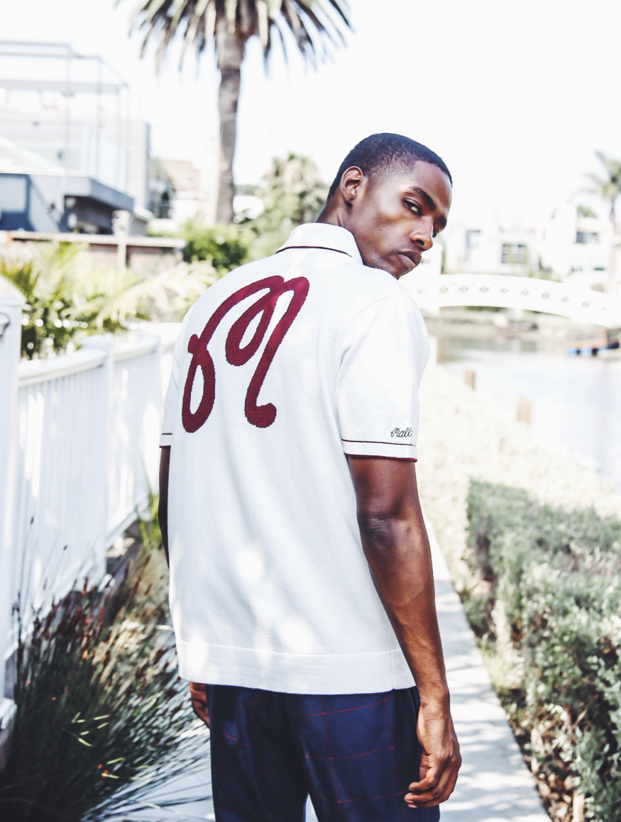 LYLE & SCOTT ✕ malbon　クルーネックニット　サイズM Malbon golf×LYLE & SCOTT